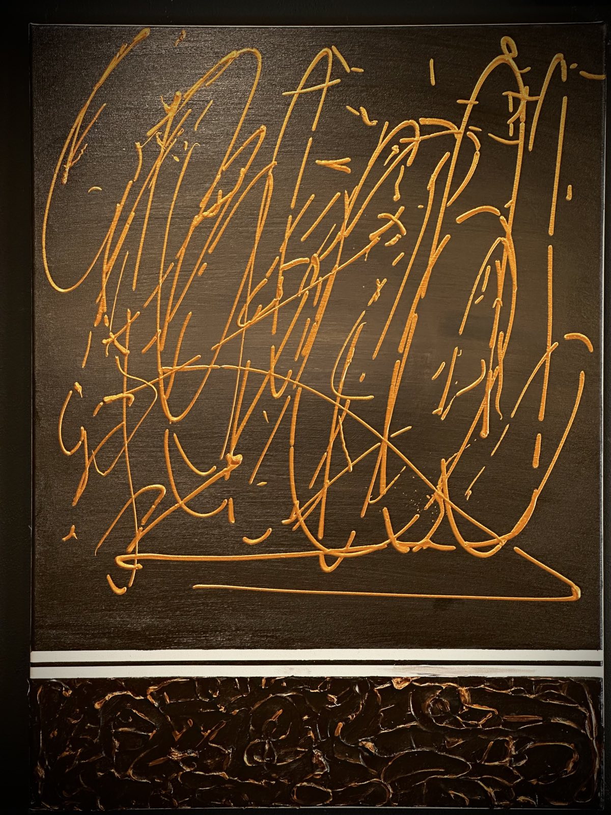 This Is Not Jackson Pollock - obraz akrylowy Adriana Ottenbreita
